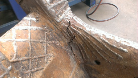 20 ton Excavator Bucket Cracks    